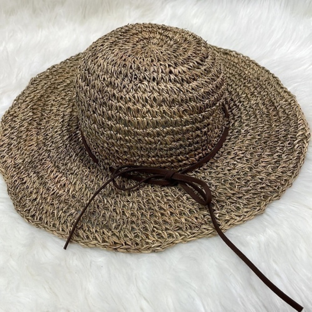 KARFIL Natural Straw Floppy Hat